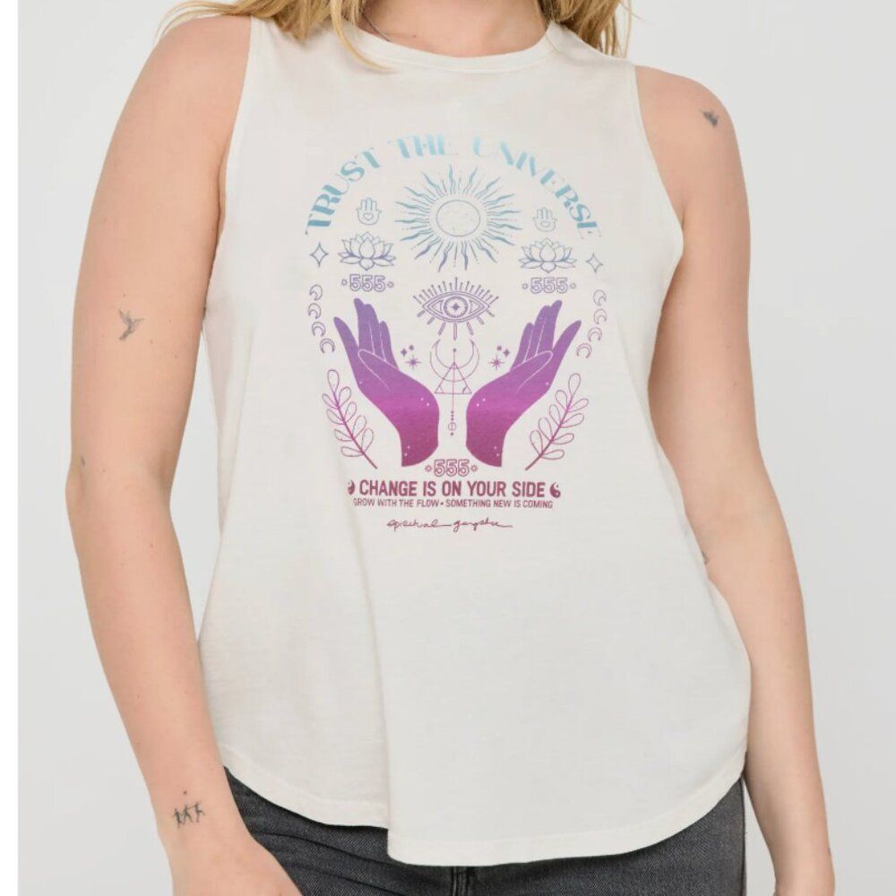 Spiritual Gangster Spirit of 555 Jade tank New with Tags